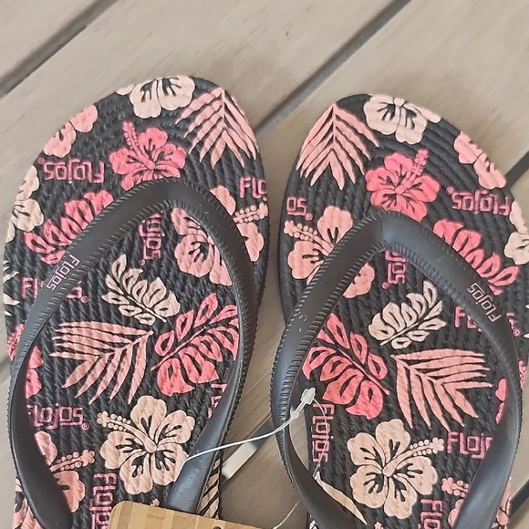 Flip Flops Flojos Floral Patterned - Picture 2 of 7